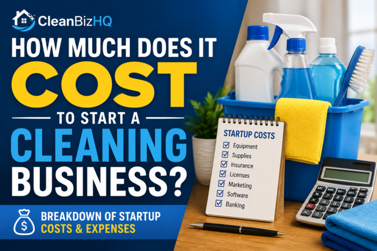 How Much Does It Cost to Start a Cleaning Business?