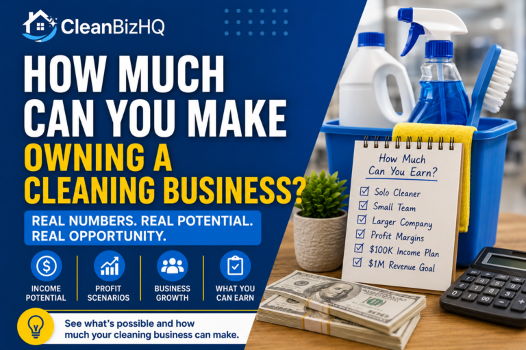 How Much Can You Make Owning a Cleaning Business?